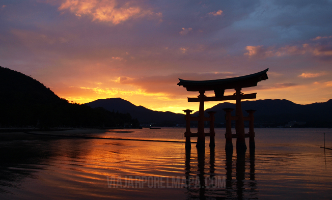 Anochecer en Miyajima - Viaje Japón por libre