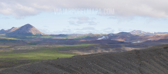 Crater Hverfell - viajarporelmapa