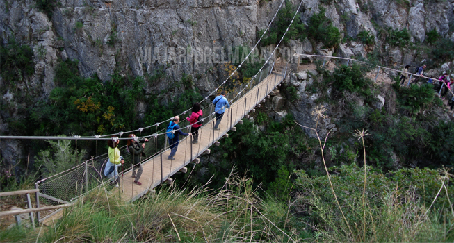 puentes colgantes Chulilla