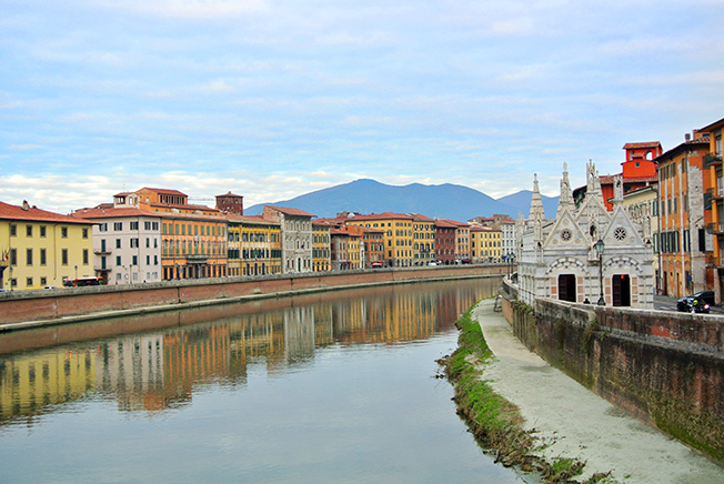 Pisa en un día -Arno