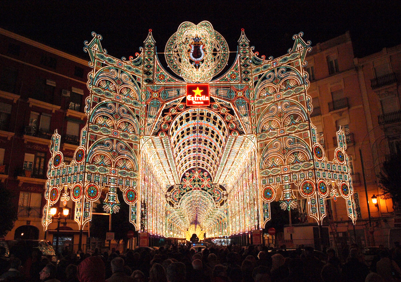 luces Ruzafa vivir las fallas